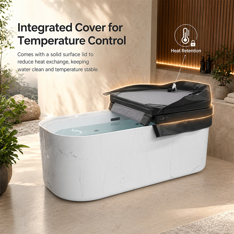 Spa Wellness Hotel - アクリル製冷水浴槽 大理石仕上げ アイスバスプール スパ ホテル ジム
