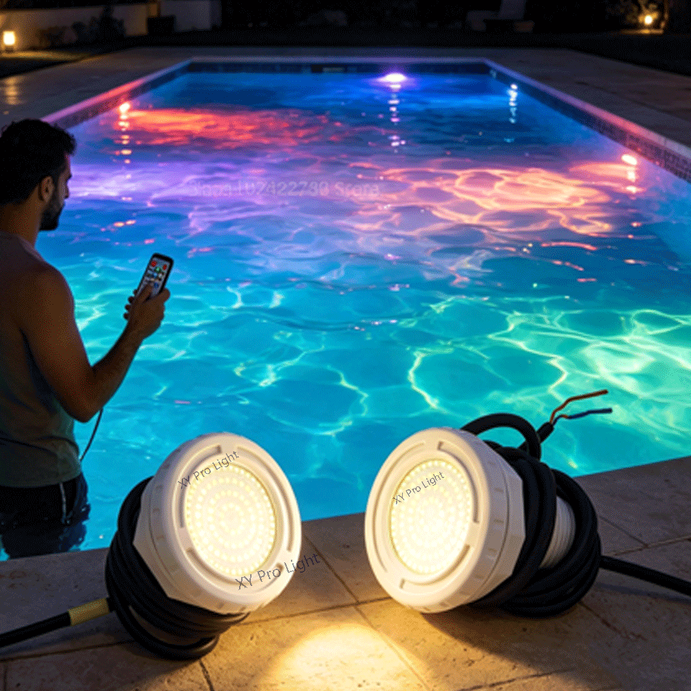 15W プラスチックフィルムプール照明 IP68 12V 水 - Xy Spa & Wellness George Town のレビューと価格