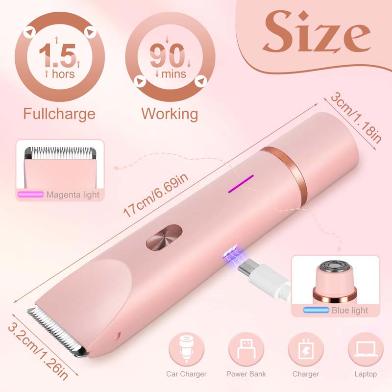 家庭用充電式トリマー ワイヤレスボディシェーバー 電気シェー - Epilator Wireless のレビューと価格