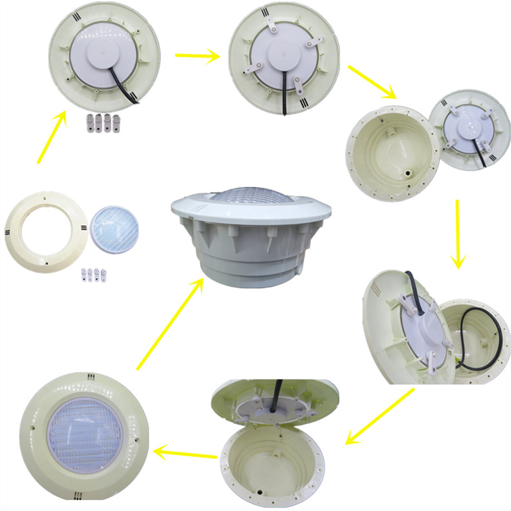 45W RGB水中ライト 36W 54W噴水池ランプ IP6 - Xy Spa & Wellness George Town のレビューと価格