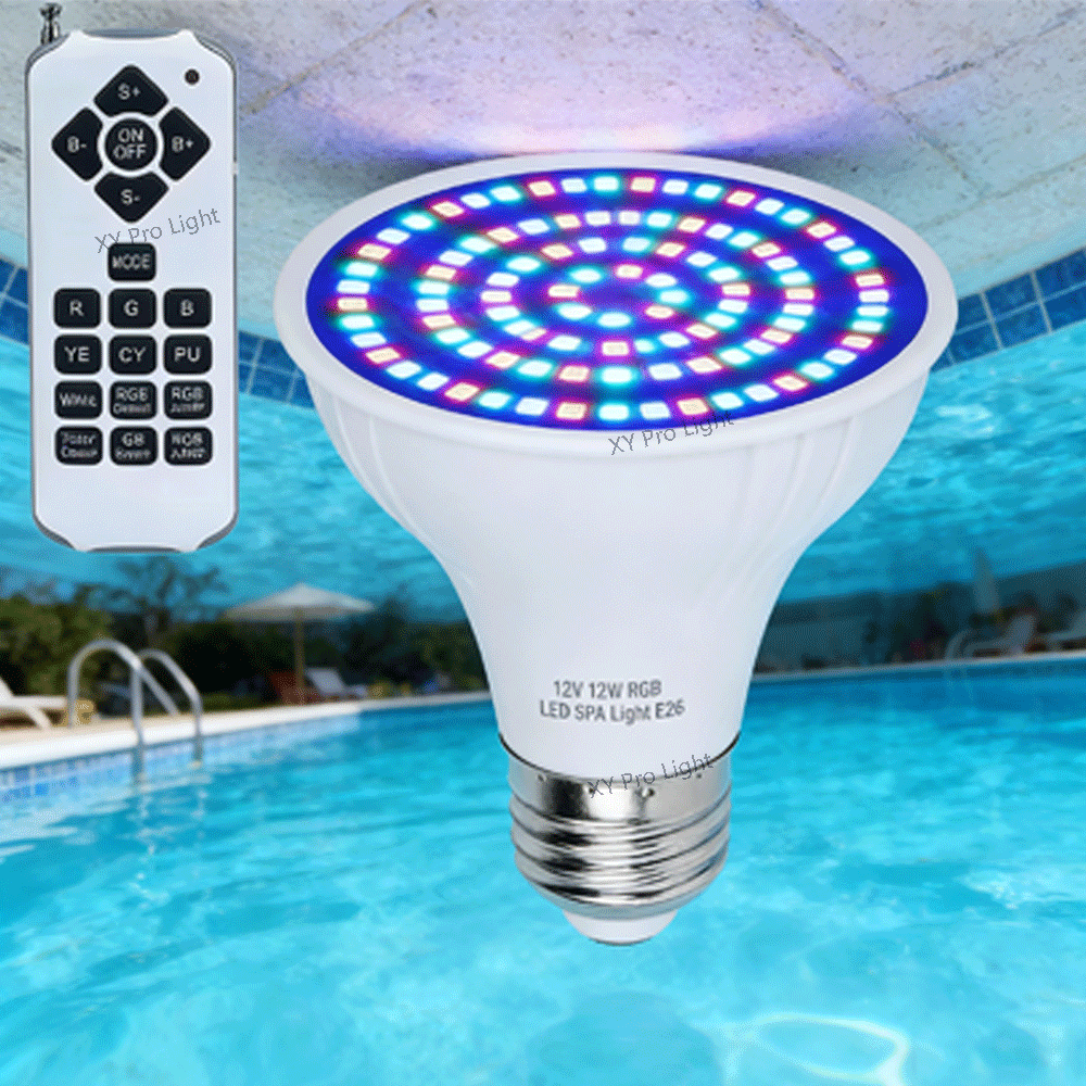 12W SPAランプ LEDスイミングプールライト E27  - Xy Spa & Wellness George Town のレビューと価格