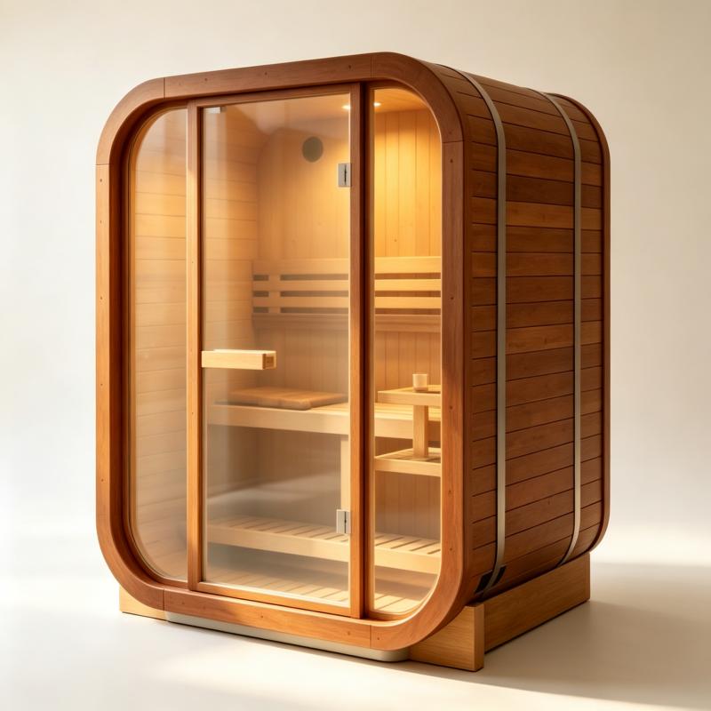 大型カスタムサウナ室 無垢材キャビン ホテルリゾート フィッ - Spa Wellness Hotel のレビューと価格