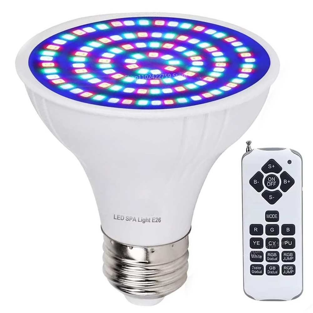 LED スイミングプールライト E27 E26 電球 IP6 - Xy Spa & Wellness George Town のレビューと価格